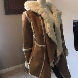 Black Rivet reversible two sided beautiful new Medium size long winter jacket.